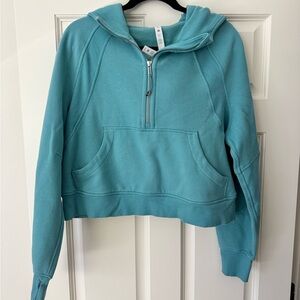 Lululemon Athletica Blue Half-Zip Hoodie